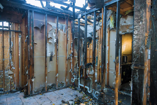 Professional Soot Cleanup technician working in Riegelsville, PA
